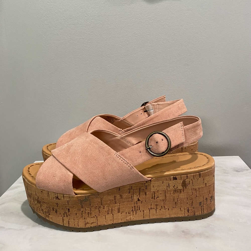 American Eagle Pink Espadrilles